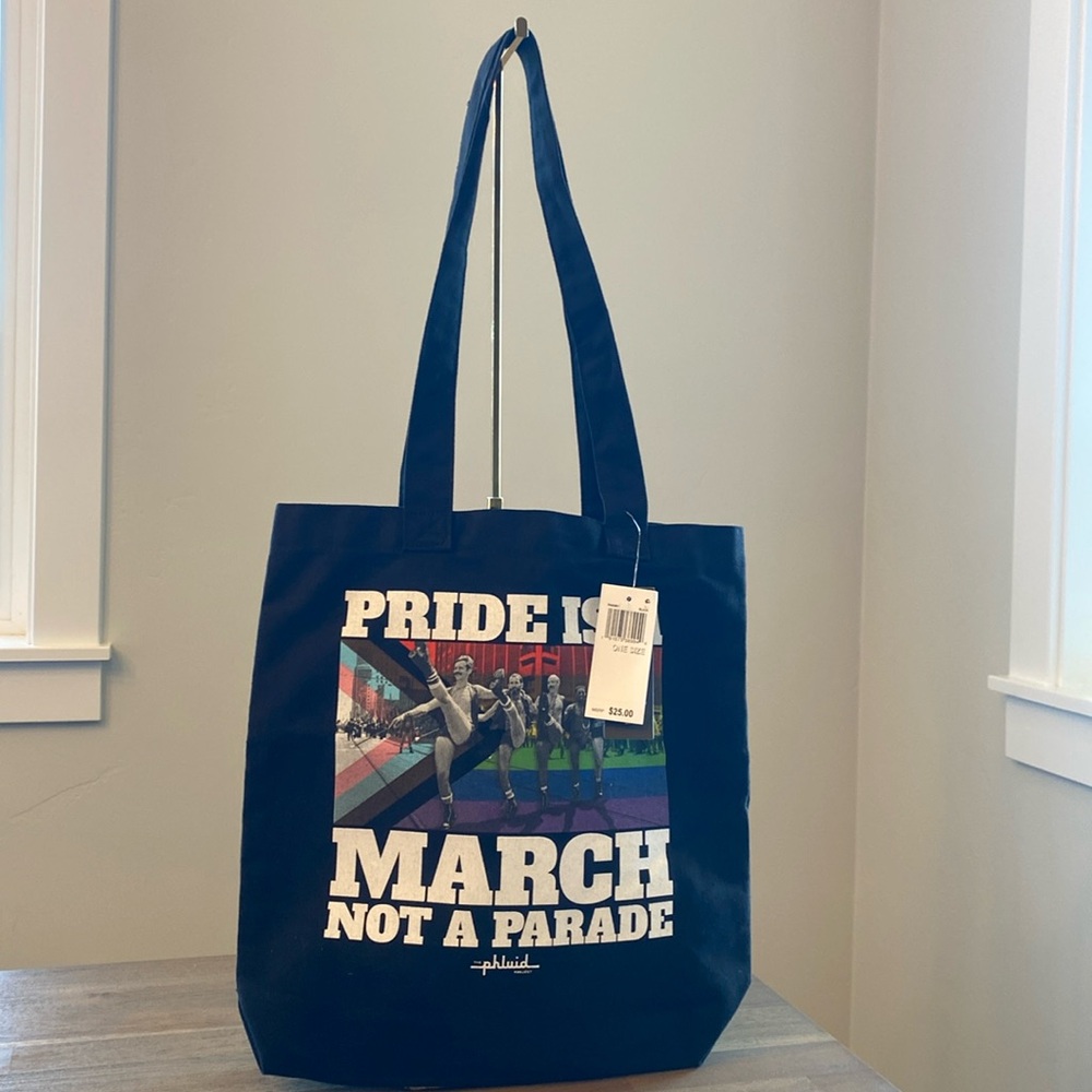 🎈The Phluid Project “Pride is a March Not a Parade” Tote, NWT, MSRP $25